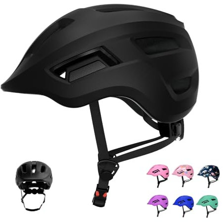 FAYDUDU Kleinkind Helm Kinder Fahrradhelm Baby Multi-Sport Verstellbarer Helm Sporthelm Radfahren Fahrrad Roller Skateboard Helm Leicht für Kinder Jungen Mädchen von 2-8 Jahren Alt (Schwarz, S)