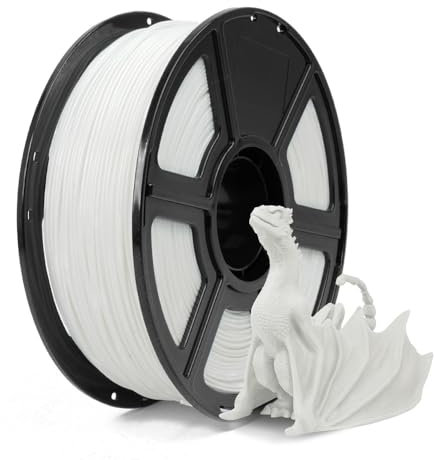 FLASHFORGE ASA 1,75mm 3D-Drucker-Filament, UV-bestndig, 0,02mm genau, fr Funktionsteile im Freien (Wei)