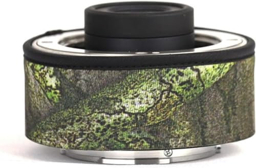 CHASING BIRDS Camouflage Waterproof Lens Coat for CANON RF Teleconverter 1.4X 2.0X Rainproof Lens Protective Cover (Green Leaf Camouflage, 2.0X (Extender RF 2X))