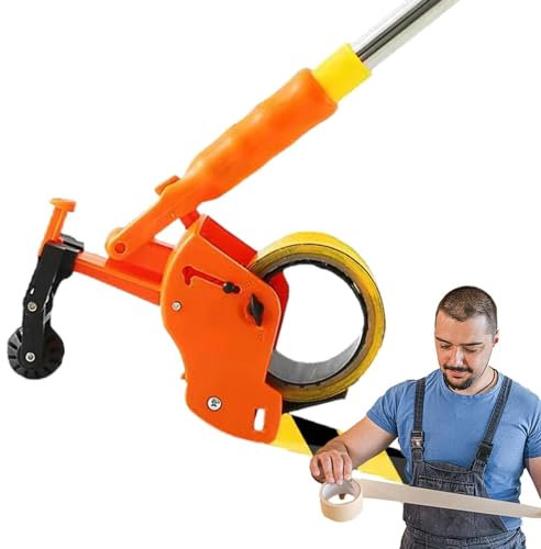 Generisch Manual Pushing Tape Applicator, Efficient Tape Marking Tool For Painters, Versatile Masking Tape Dispenser Ideal For Floor Marking, Decoration Protection, And Easy Laying