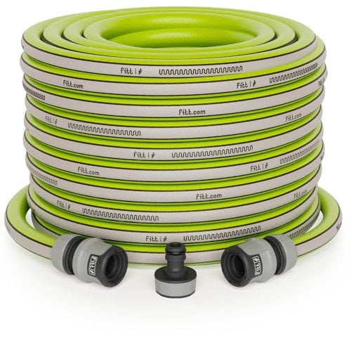 FITT Kiuma 30m, Tuyaux de jardin léger, flexible et résistant pour une utilisation quotidienne et intensive