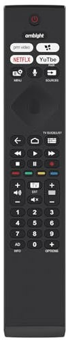 VINABTY 398GM08BEPHN0010SY SRC-4526 Replacement Voice Remote Control Compatible with Philips TV 50PUH8516/96 55PUH8265/96 65PUH8507/96 70PUH8257 75PUH8217/96