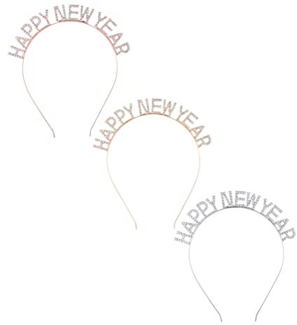DRESSOOS Neujahrs-stirnband Mit Strass-haarband Für Party-kopfschmuck, Frühlingsfest-requisiten Und Haarschmuck, Geeignet Als Party-kostüm-accessoires Und Party-dekor Für Frauen