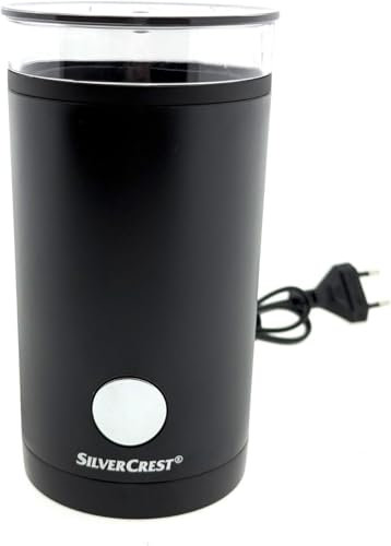 Elektrische Kaffeemühle SILVERCREST, 180 Watt, 70g Kapazität, Schwarz