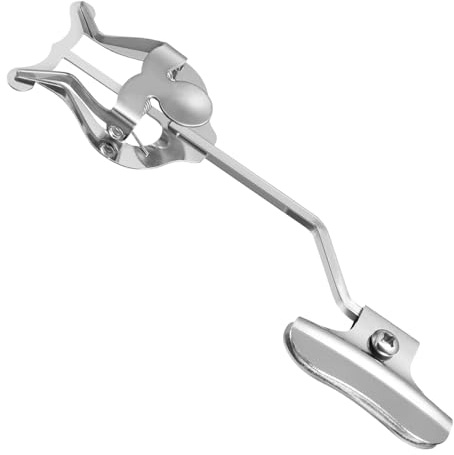 Musikclip für Trompete und Posaune, Silberne Metallklemme | Klemmhalterung für Noten, Passend für Marschmusiker, Feine Verarbeitung, Tragbar und Robust