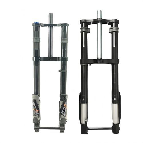 ebsenopower KKE Forcella Anteriore Rovesciata per Fat Bike da Neve, 20 Pollici, 600/660 mm, Perno Passante 135 x 15 mm (660 mm (25,98 Pollici))