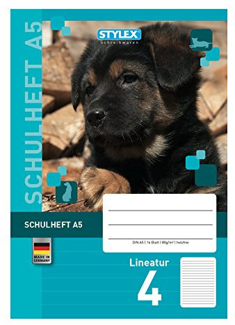 Stylex 29704 Schulheft DIN A5 mit Lineatur 4
