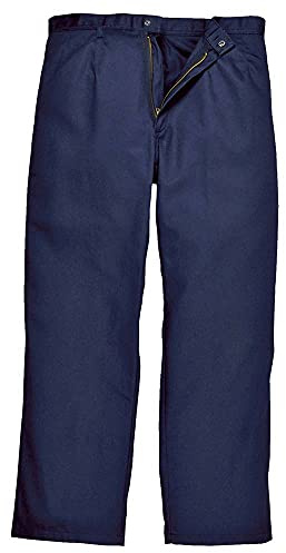 Portwest Men's Bz30 Black Bizweld Trousers - Medium (Regular Leg)