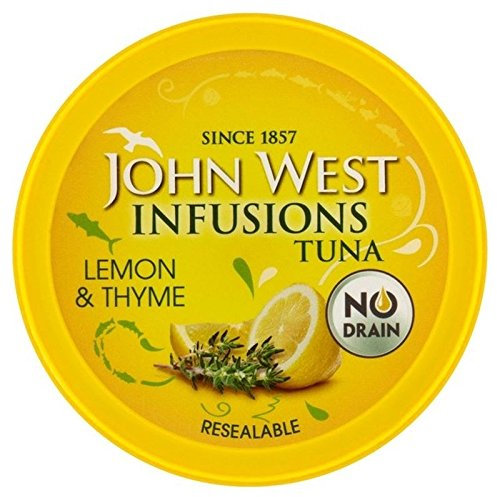 John West Infusiones De Atún Con Limón Y Tomillo 80g (Paquete de 6)