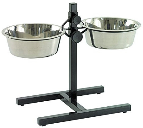 Duvo - 9/63172 - Porte H-pied avec 2 Ecuelles pour Chien