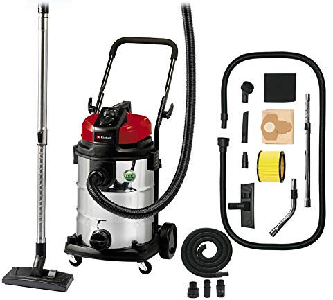 Einhell TE-VC 2230 SA Aspiratutto Solidi/Liquidi + Einhell 2362000 Prolunga per Aspiratutto, Ø 36 mm, 3 M, Nero