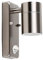 MiniSun | Modern Stainless Steel Wall Down Light with PIR Motion Sensor | Outdoor Wall Lights, Home Décor & Improvement Essential | Includes 5W LED Bulb [6500K Cool White]