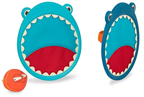 B. toys Wurfspiel Kinder mit Klett, 2 Paddel und Ball, Hai und Goldfisch Motorikspielzeug, Indoor und Outdoor Spielzeug ab 3 Jahren