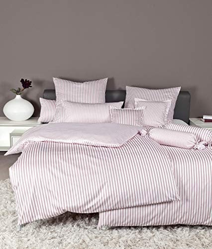 Janine 3912 Mako Seidensatin Wendebettwäsche modernclassic 40x80 cm kreiderose