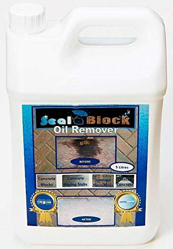 Grease & Oil Stain Remover- Concrete, Patio, Block Paving & Driveway Sealer (5L)