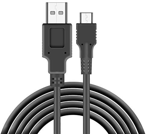ECHZOVE Charger Compatible with Nintendo Switch, Charging Cable Compatible with Nintendo Switch, Charger Cable Compatible with Nintendo Switch Pro Controllers - Black (4.92ft)