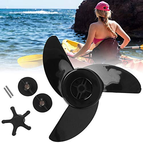 Alomejor Boots Propeller 1 Satz 3 Blätter Motorboot Propeller Elektromotor Außenborder Blätter zum Austausch
