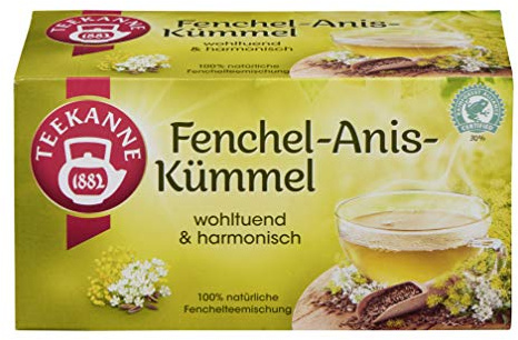 Teekanne Fenchel-Anis-Kümmel 20 Beutel (60 g Packung)