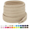 Stepace 2 Pares - Cordones Planos para Zapatos, 8mm de Ancho, Cordones Premium de Reemplazo para Zapatillas, Atletismo, Zapatos Casuales Caqui 120cm