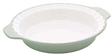 KitchenAid KQ995BXPIA Assiette à Tarte en Grès Vitrifié Pistache