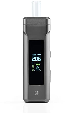 Nebula Titan Premium Vaporizer | Loose Leaf Dry Herb Vaporisers | TFT Screen Dry Herb Vape | Ceramic Heating Herb Vaporizer | Glass Mouthpiece | 0°-230°C Adjustable Temperature