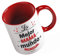 Taza Regalo de cerámica para Madres (La Mejor Mamá del Mundo Mundial)