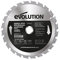 Evolution Power Tools GW185TCT-24 General Wood Carbide Tipped TCT Blade, For Table Saws and Mitre Saws, 185 mm