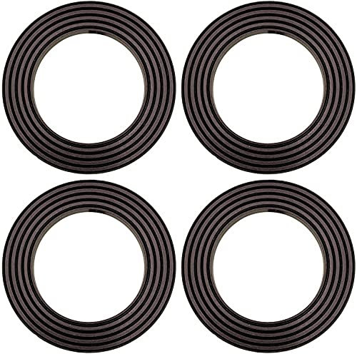 Lot de 4 joints 26604 compatibles avec robot de cuisine Moulinex Clickchef HF452 HF4568, Cuisine Companion HF800 HF900 HF902 | Pour arbre d'entraînement de couteau Ø 41 mm