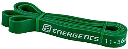 energetics Unisex – Erwachsene Physioband Strength 2.0 Fitnessbänder, Green Light, 3 m