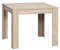 byLIVING Esszimmertisch Nepal/Sonoma Eiche-Optik hell-braun/Kleiner Küchentisch 80 x 80 cm/Esstisch Melaminharz beschichtet / 18 mm Dicke Tischplatte / 80 x 80, H 75 cm