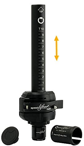 By.Schulz Unisex-Adult Twist T15 Speedlifter, Black, 1 1/8 / 25.4mm
