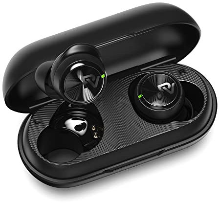 PALOVUE Bluetooth 5.3 kopfhörer kabellos mit Mikrofon, 32h in Ear Kopfhörer Tiefer Bass, Ohrhörer mit Leichter kompakter Ladehülle für Sport/Arbeit, kompatibel mit iPhone Android