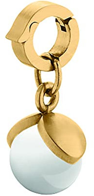 Xen Wechselelement Knospe mit weißer Kugel vergoldet