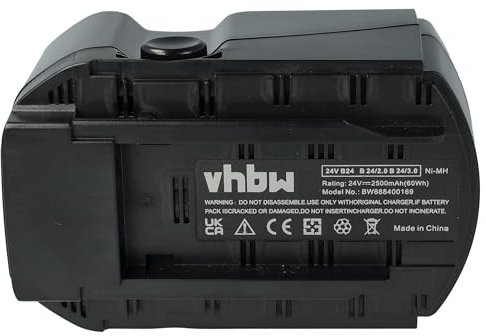 vhbw Batterie Remplacement pour Hilti B24/2.0, B24/3.0 pour Outil électrique (2500 mAh, NiMH, 24 V)