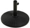 Outsunny Pied de Parasol Rond Base de lestage Ø 44,5 x 32 cm Poids Net 12,5 KG HDPE et Ciment Noir