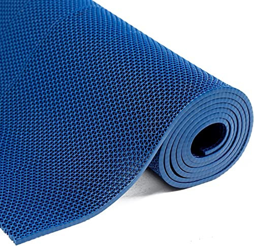 BWKJMY Tapis de drainage antidérapant en caoutchouc pour extérieur, 0,9 x 3 m, 5,5 mm d'épaisseur, tapis de sol imperméable pour intérieur et extérieur, restaurant, cuisine, piscine, salle de bain,