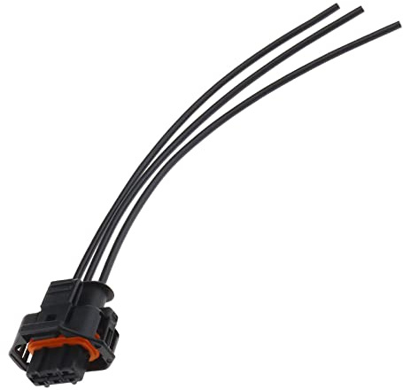 EMSea Fuel Rail Pressure Sensor Plug Connector Harness Compatible with Vivaro Trafic Primastar 1928300599NG Prewired 13.5cm Cable Car Parts
