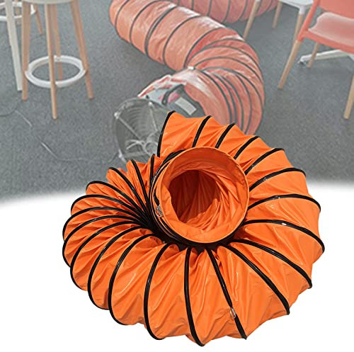 DOZPAL Flexibler Belüftungsschlauch aus PVC 5m, 30-50cm Universal-Kanalschlauch Einziehbarer isolierter Flexibler Kanal für Wäschetrockner, Dunstabzugshaube, Klimaanlage,30cm