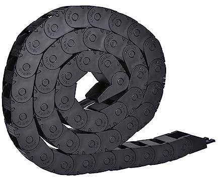 Schleppkette,Kabel Schleppkette Kabelzug 5x5 7x7 10x10 10x15 10x20 10x30 L1000mm Kettendrahtträger mit Endanschlüssen for CNC-3D-Drucker-Graviermaschine (Size : 10x20 Open)