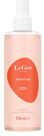 LeGer Signature Body Splash, sinnlich-feminines Körperspray für Frauen mit Mandel, Zedernholz und Moschus, 250ml