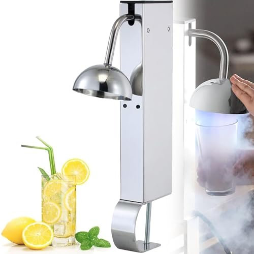 Refroidisseur de verre instantané rapide au CO2 pour bière, vin, whisky, cocktail, champagne, martini, vodka, rhum, boissons dans les bars, discothèques, pubs, restaurants, hôtels et maison,A