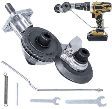 Xiciki Electric Drill Shears Attachment Cutter Nibbler Precision Sheet Metal Cutter for Iron, Steel, Copper, Aluminum. Efficient Nibbler Drill Attachment. Versatile Electric Drill Plate Cutter.
