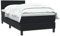 vidaXL Boxspringbett mit Matratze Schwarz 80x220 cm Samt, Bett, Bett mit Stauraum, Möbel Schlafzimmer, Betten, Bett mit Bettkasten, Schlafzimmermöbel