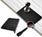 Coffee Tamper Mat, Tamping Mat Black Silicone Food Grade Pad 8 X 6 Inch Coffee,Coffee accessories machine mat, barista accessories Waterproof and Heat Resistant