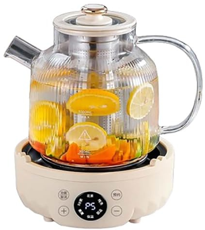 Electric Kettle, 1.8L Small Electric Tea Kettle, 6 Functions Tea Maker, Smart Touch Glass Kettle with Keep Warm Function for Boiling Water, Tea