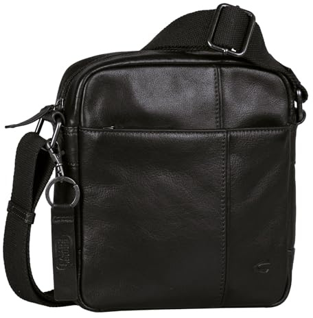 camel active Umhängetasche Pine Crossbody Bag Black schwarz
