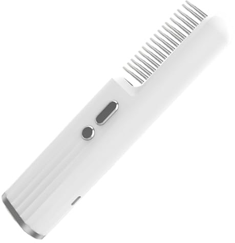 Electric Hair Brush, Straightening Comb Tool, 10x3 Inch Heated Hair Oil Spray Brush with Anti-Scald Design, Frizz Control Styling Accessory, Hairs Straightener with Ceramic Coating for Women Daily