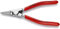Knipex Pinza per Anelli di Sicurezza per Anelli di Sicurezza Esterni Su Alberi Cromata, Rivestiti in Resina Sintetica 140 Mm 46 13 A0