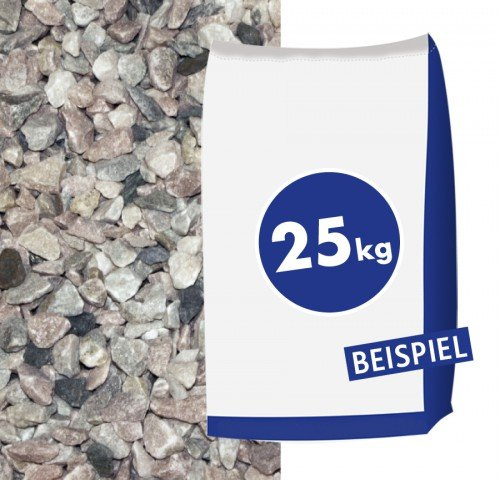 Marmorsplitt Rosario 8 -16mm 25kg Sack