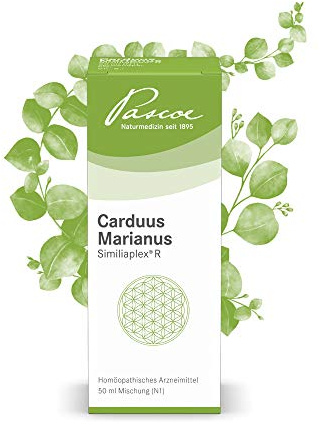 Pascoe Carduus marianus Similiaplex R, homöopathische Tropfen, 50 ml | Registriertes homöopathisches Arzneimittel ohne therapeutische Indikationsangabe, Packung mit 50 ml, von Pascoe Naturmedizin